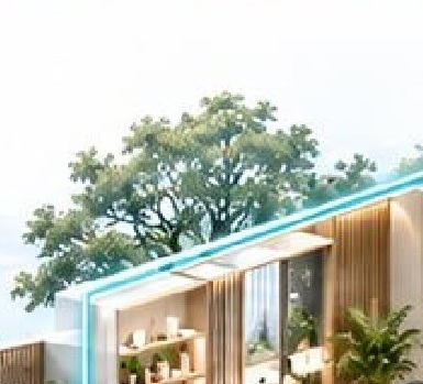 酒店冥想茶室療癒空間概念示意
